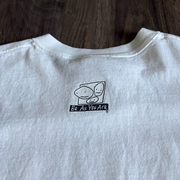 Vintage Be As You Are T-Shirt Men's Size XL All Fun And Games 1990s Art - Picture 9 of 9